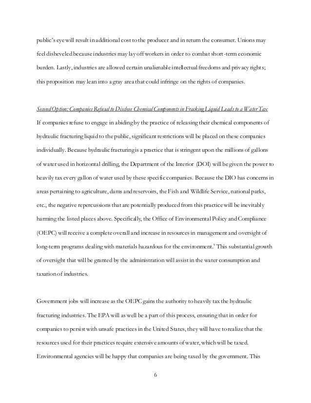 fracking current legislation fracking government